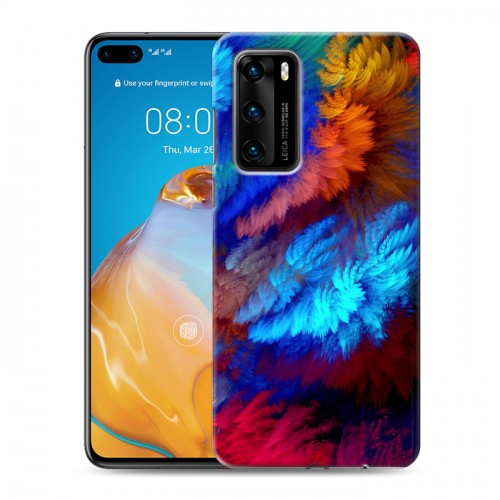 Дизайнерский пластиковый чехол для Huawei P40 Энергия красоты