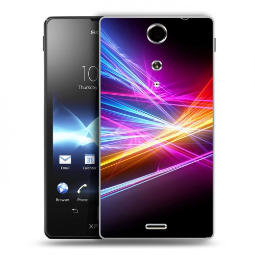 Дизайнерский пластиковый чехол для Sony Xperia TX Энергия красоты