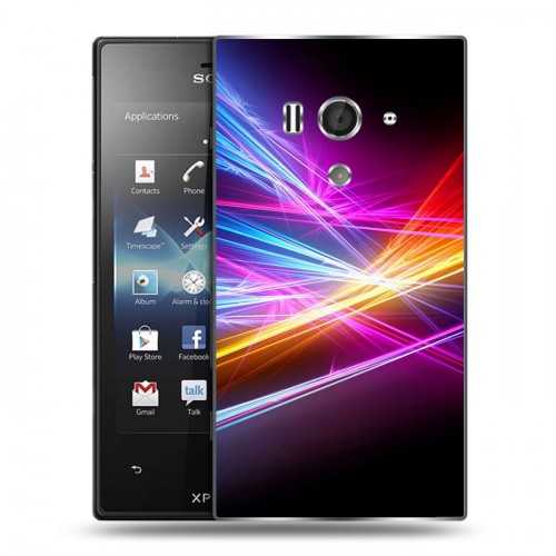 Дизайнерский пластиковый чехол для Sony Xperia acro S Энергия красоты