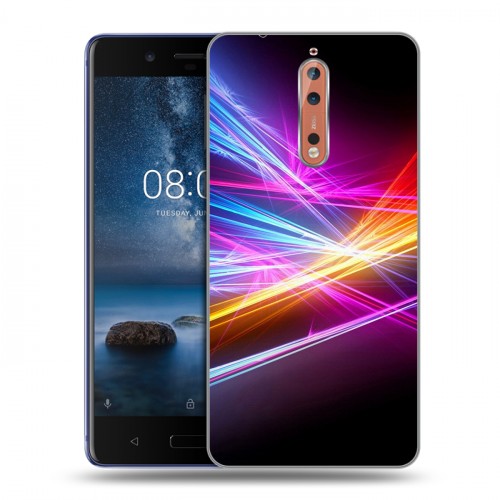 Дизайнерский пластиковый чехол для Nokia 8 Энергия красоты