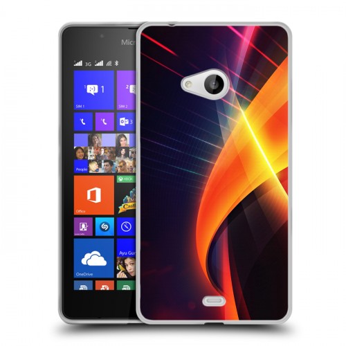 Дизайнерский пластиковый чехол для Microsoft Lumia 540 Энергия красоты