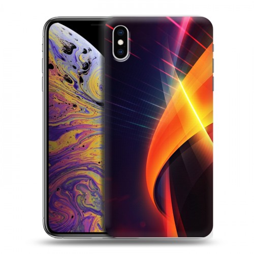 Дизайнерский силиконовый чехол для Iphone Xs Max Энергия красоты