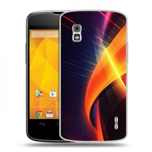 Дизайнерский пластиковый чехол для LG Google Nexus 4 Энергия красоты