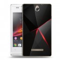 Дизайнерский пластиковый чехол для Sony Xperia E Энергия красоты