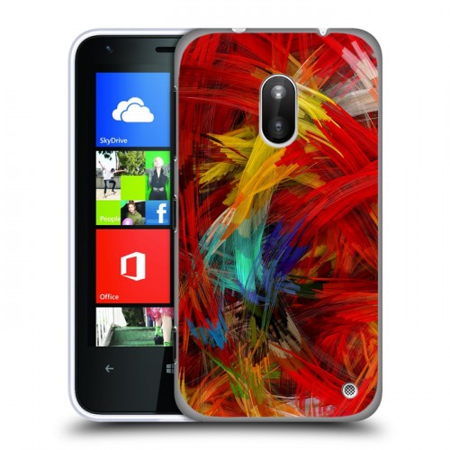 Дизайнерский пластиковый чехол для Nokia Lumia 620 Энергия красоты