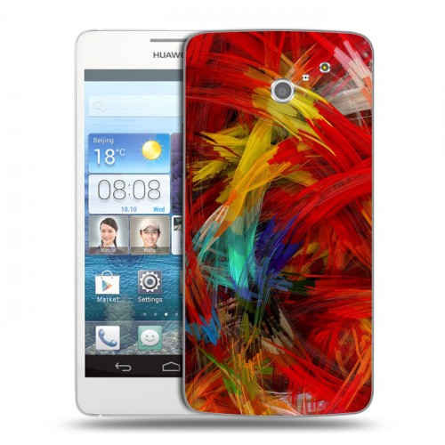 Дизайнерский пластиковый чехол для Huawei Ascend D2 Энергия красоты