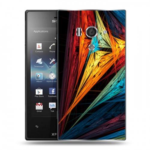 Дизайнерский пластиковый чехол для Sony Xperia acro S Энергия красоты