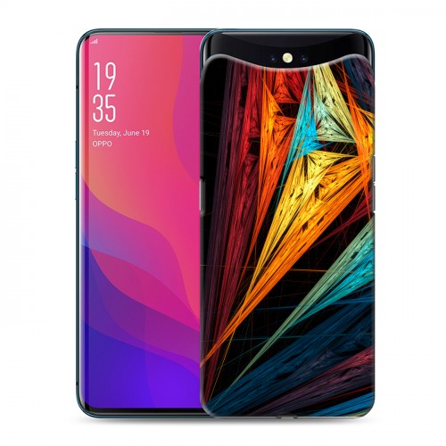 Дизайнерский силиконовый чехол для OPPO Find X Энергия красоты