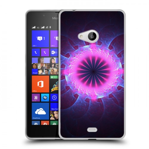 Дизайнерский пластиковый чехол для Microsoft Lumia 540 Энергия красоты