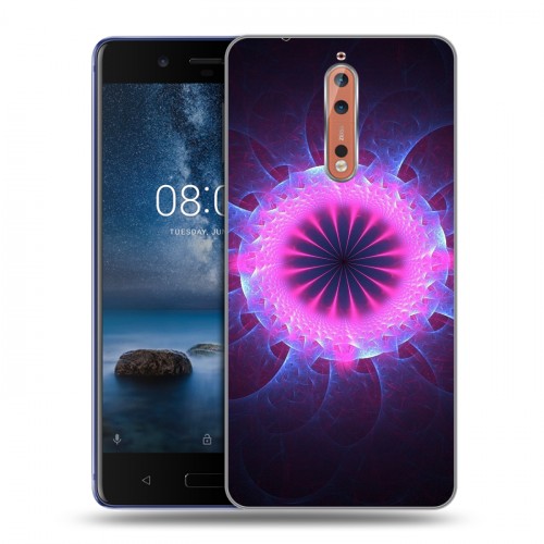 Дизайнерский пластиковый чехол для Nokia 8 Энергия красоты