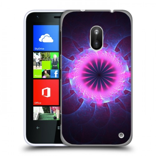 Дизайнерский пластиковый чехол для Nokia Lumia 620 Энергия красоты