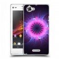 Дизайнерский пластиковый чехол для Sony Xperia L Энергия красоты