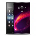 Дизайнерский пластиковый чехол для Sony Xperia acro S Энергия красоты