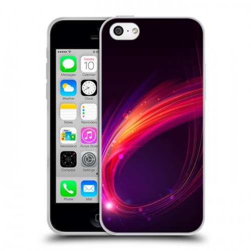 Дизайнерский пластиковый чехол для Iphone 5c Энергия красоты