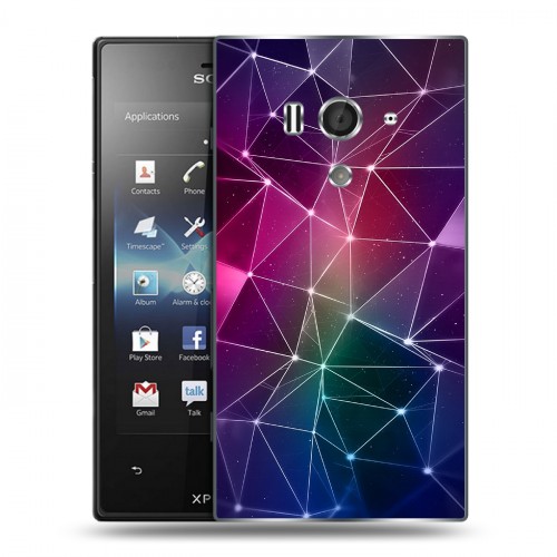 Дизайнерский пластиковый чехол для Sony Xperia acro S Энергия красоты