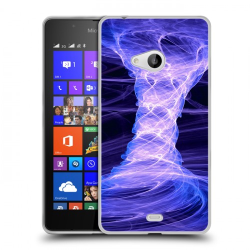 Дизайнерский пластиковый чехол для Microsoft Lumia 540 Энергия красоты