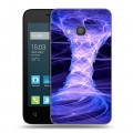 Дизайнерский силиконовый чехол для Alcatel One Touch Pixi 4 (4) Энергия красоты