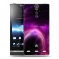 Дизайнерский пластиковый чехол для Sony Xperia S Энергия красоты