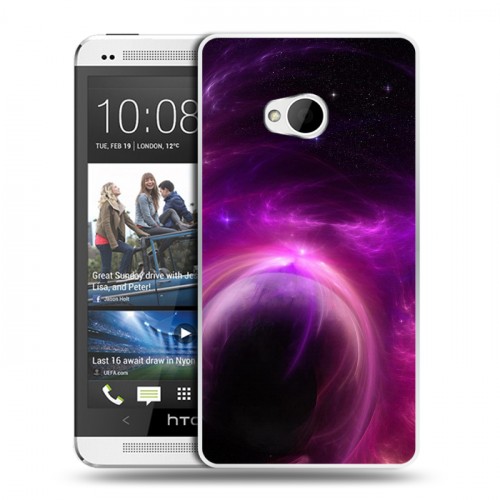 Дизайнерский пластиковый чехол для HTC One (M7) Dual SIM Энергия красоты