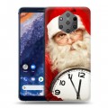 Дизайнерский силиконовый чехол для Nokia 9 PureView Дед мороз и Санта