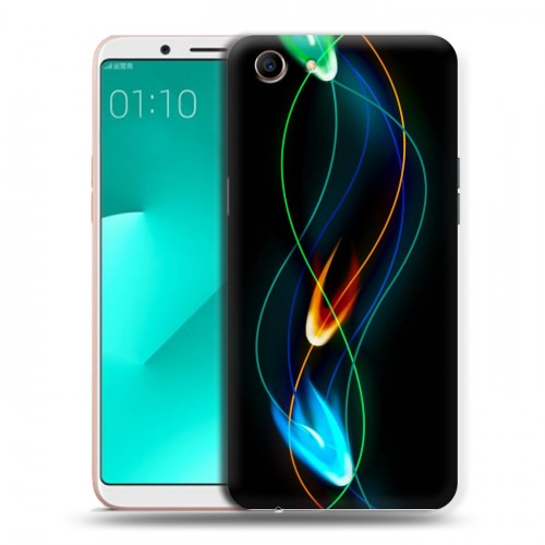 Дизайнерский пластиковый чехол для OPPO A83 Энергия красоты