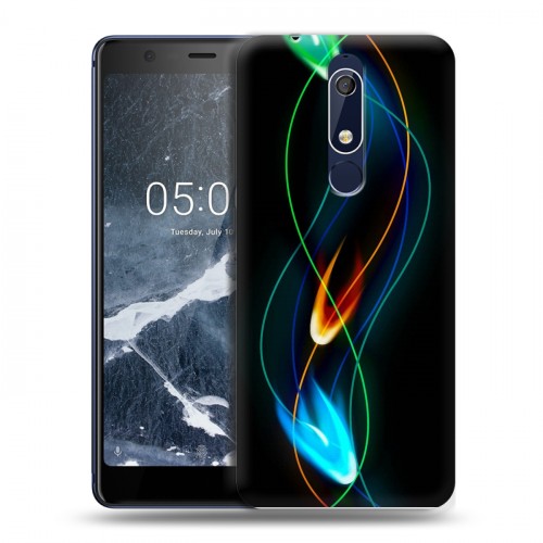 Дизайнерский пластиковый чехол для Nokia 5.1 Энергия красоты