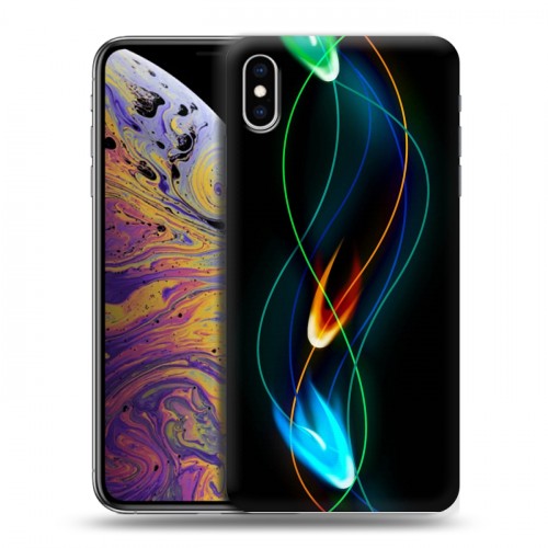 Дизайнерский силиконовый чехол для Iphone Xs Max Энергия красоты