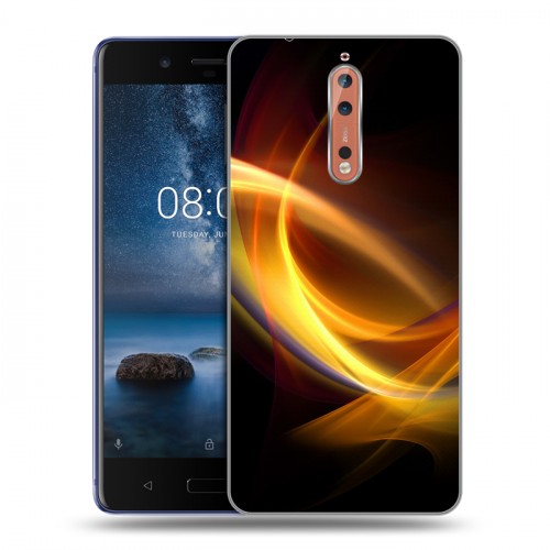 Дизайнерский пластиковый чехол для Nokia 8 Энергия красоты