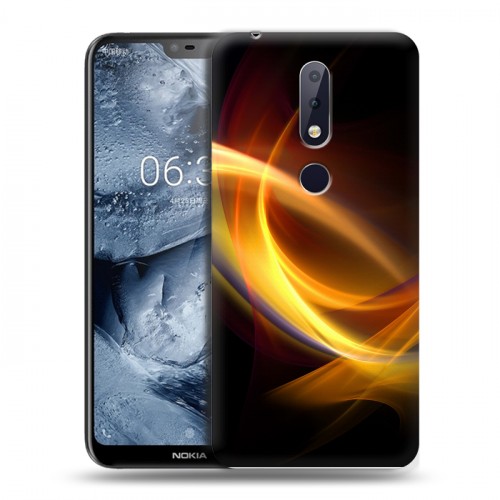 Дизайнерский пластиковый чехол для Nokia 6.1 Plus Энергия красоты