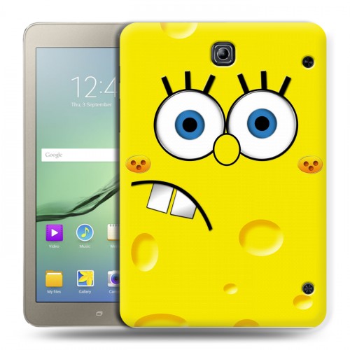 Дизайнерский силиконовый чехол для Samsung Galaxy Tab S2 8.0 Губка Боб