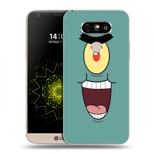 Дизайнерский пластиковый чехол для LG G5 Губка Боб