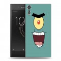 Дизайнерский пластиковый чехол для Sony Xperia XZs Губка Боб