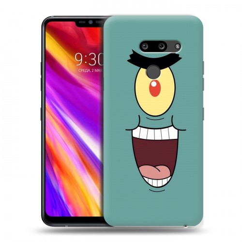 Дизайнерский пластиковый чехол для LG G8 ThinQ Губка Боб