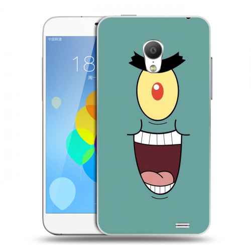 Дизайнерский силиконовый чехол для  Meizu MX3 Губка Боб