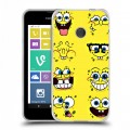 Дизайнерский пластиковый чехол для Nokia Lumia 530 Губка Боб