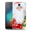 Дизайнерский силиконовый чехол для Xiaomi RedMi Pro Дед мороз и Санта