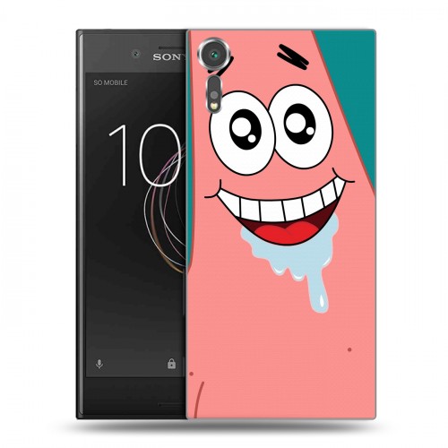 Дизайнерский пластиковый чехол для Sony Xperia XZs Губка Боб