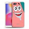 Дизайнерский пластиковый чехол для Xiaomi RedMi 6A Губка Боб