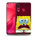 Дизайнерский пластиковый чехол для Huawei Nova 4 Губка Боб