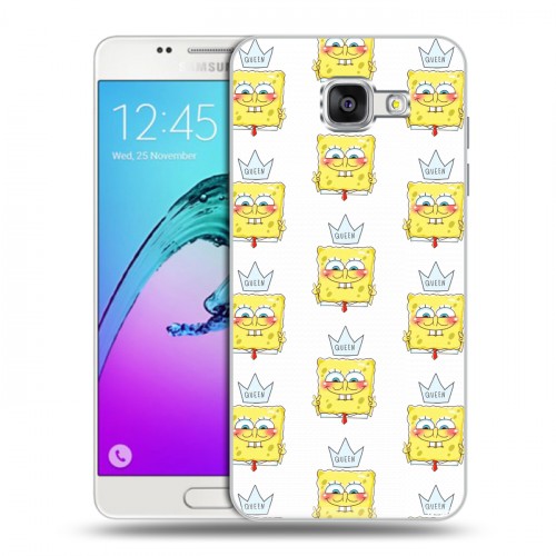 Дизайнерский силиконовый чехол для Samsung Galaxy A5 (2016) Губка Боб