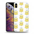 Дизайнерский силиконовый чехол для Iphone Xs Max Губка Боб