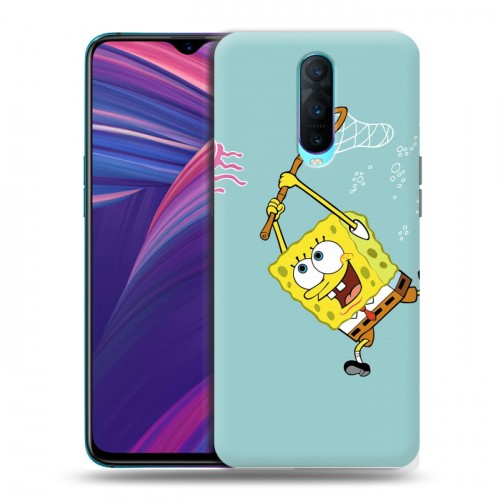 Дизайнерский пластиковый чехол для OPPO RX17 Pro Губка Боб