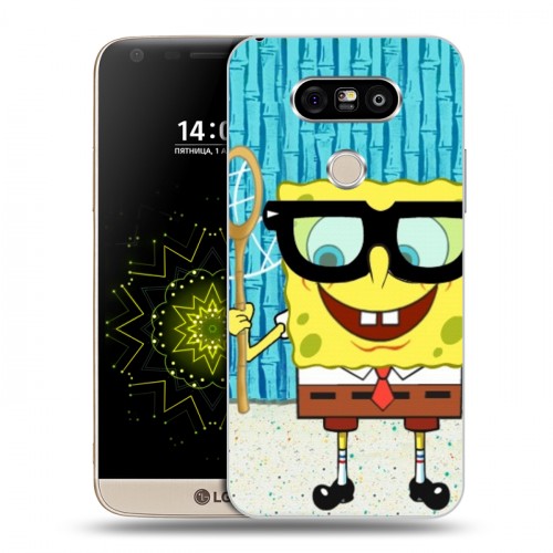 Дизайнерский пластиковый чехол для LG G5 Губка Боб