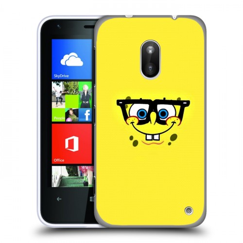 Дизайнерский пластиковый чехол для Nokia Lumia 620 Губка Боб