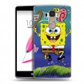 Дизайнерский пластиковый чехол для LG G4 Stylus Губка Боб