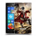 Дизайнерский пластиковый чехол для Microsoft Lumia 435 Дед мороз и Санта