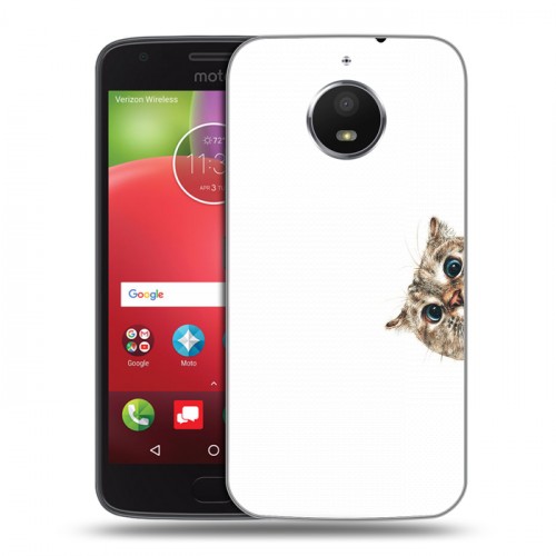 Дизайнерский силиконовый чехол для Motorola Moto E4 Plus Креатив дизайн