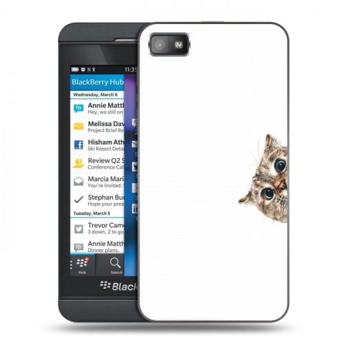 Дизайнерский пластиковый чехол для BlackBerry Z10 Креатив дизайн