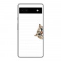 Дизайнерский силиконовый чехол для Google Pixel 6a Креатив дизайн