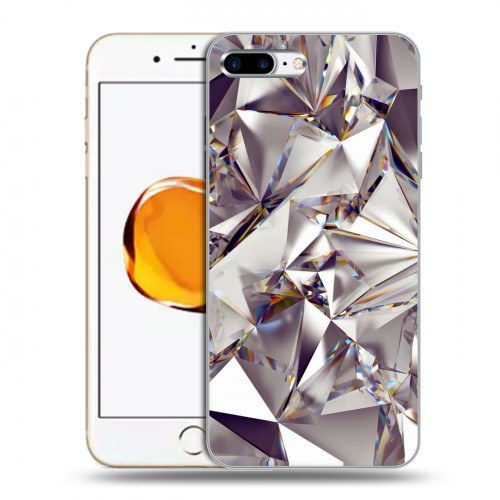 Дизайнерский пластиковый чехол для Iphone 7 Plus / 8 Plus Кристаллы